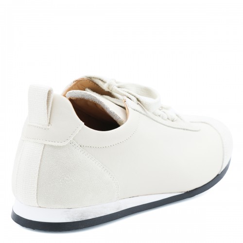 OFF WHITE LEATHER SNEAKERS
