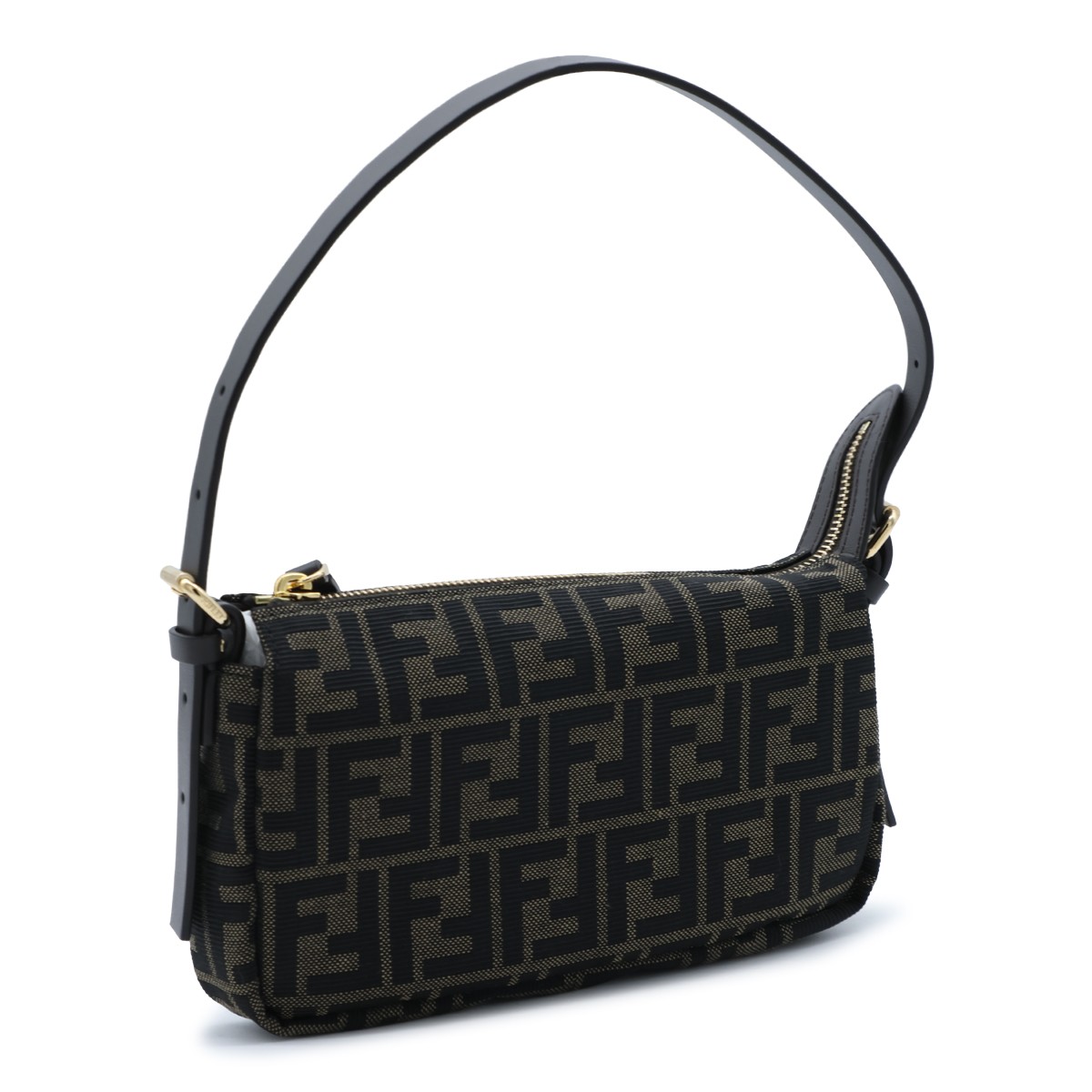 DARK BROWN TOP HANDLE BAG
