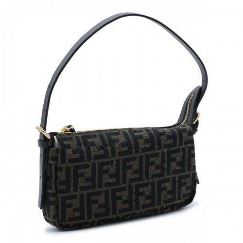 DARK BROWN TOP HANDLE BAG