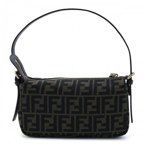 DARK BROWN TOP HANDLE BAG