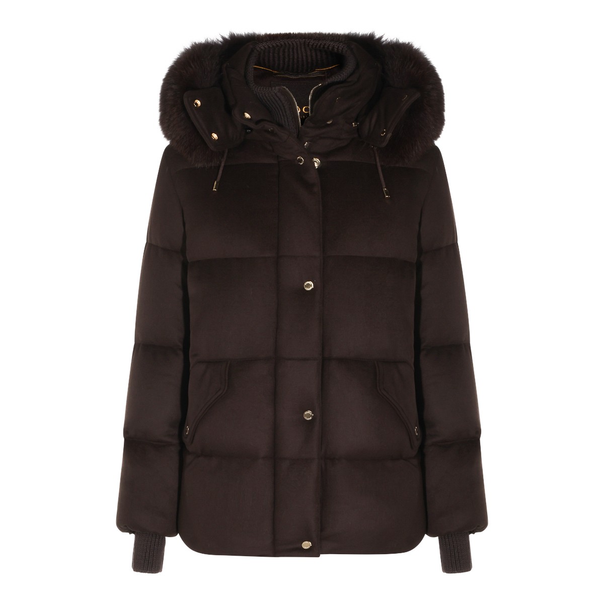 CHOCOLATE PUFFER ATTICA DOWN JACKET