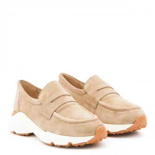 LIGHT TOBACCO LEATHER LOAFERS