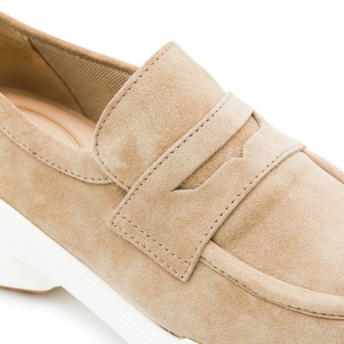 LIGHT TOBACCO LEATHER LOAFERS