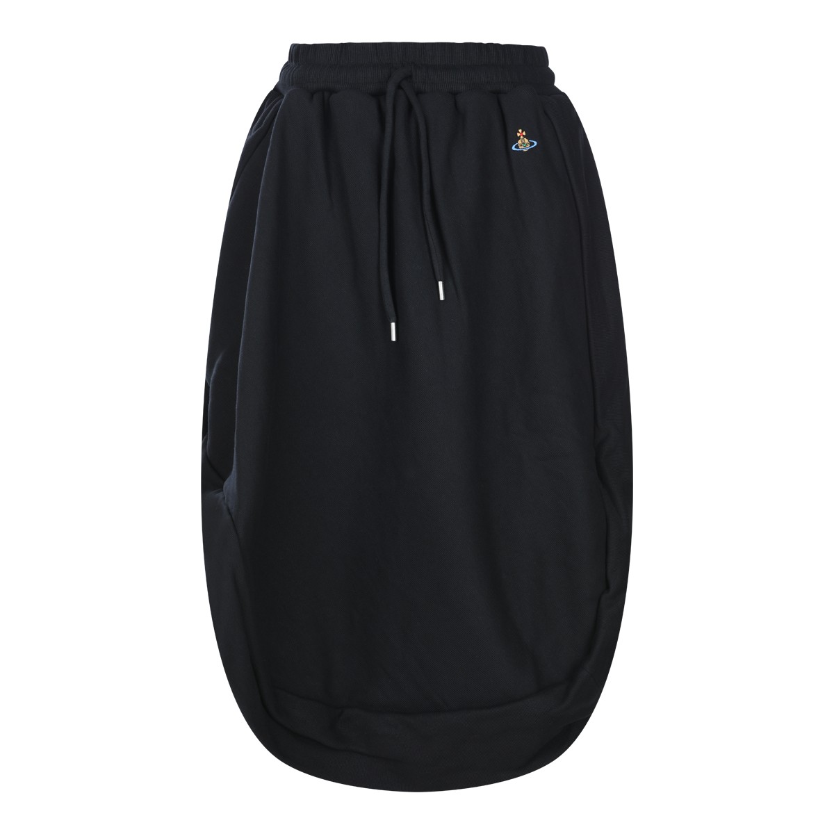 BLACK COTTON ZINGARA SKIRT