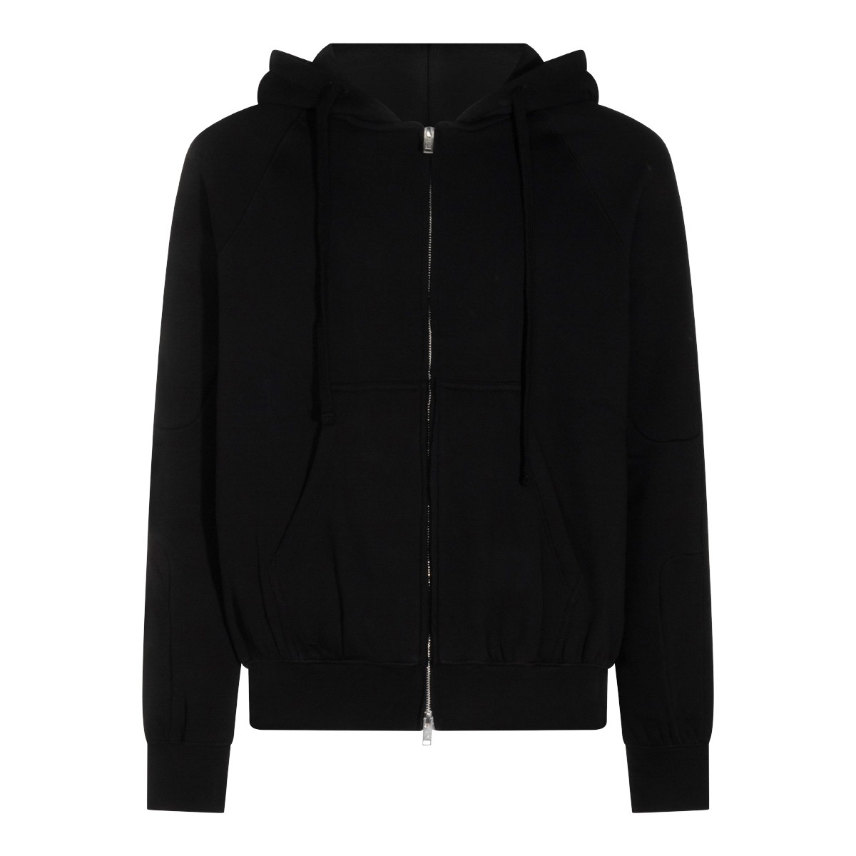 BLACK COTTON SWEATSHIRT