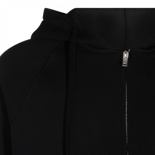 BLACK COTTON SWEATSHIRT