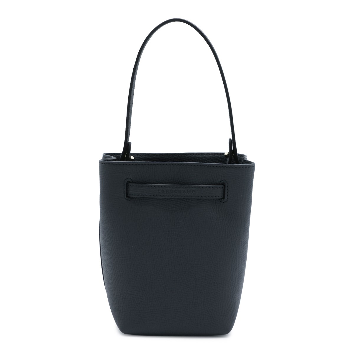 BLACK LEATHER LE SMART FLOW SATCHEL