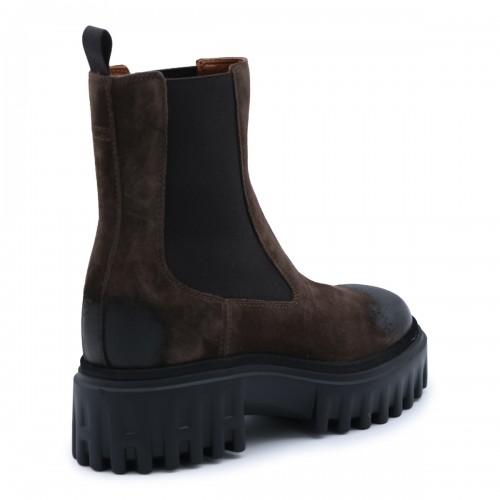BROWN LEATHER BOOTS