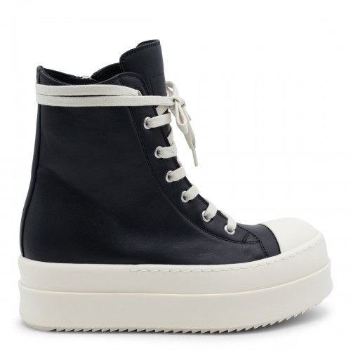 BLACK AND MILK LEATHER...
