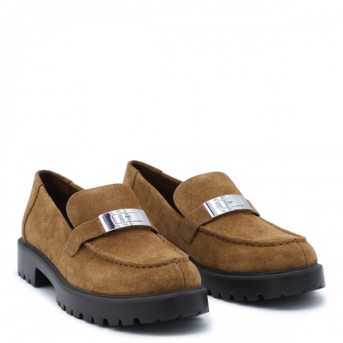 BROWN LEATHER LOAFERS 2