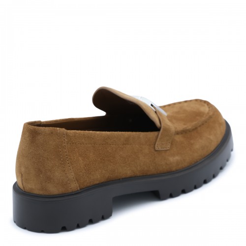 BROWN LEATHER LOAFERS
