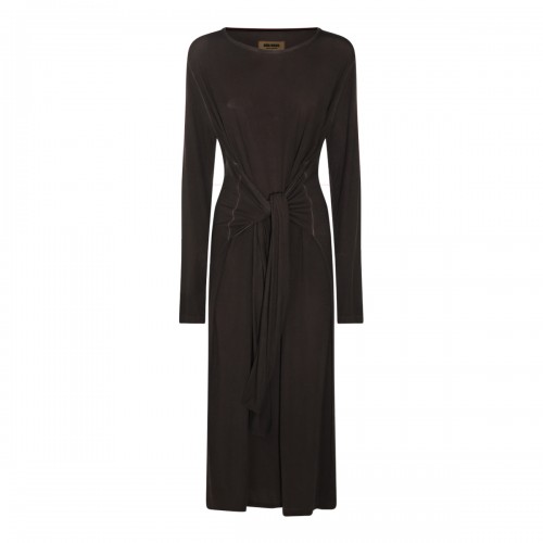 DARK BROWN DRESS