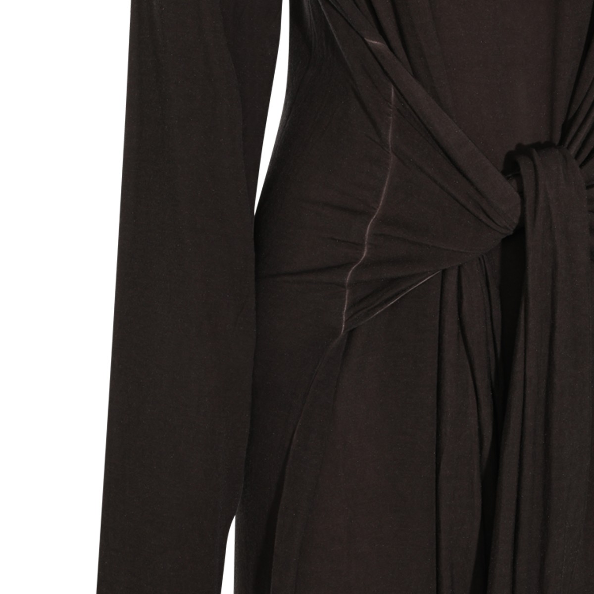 DARK BROWN DRESS
