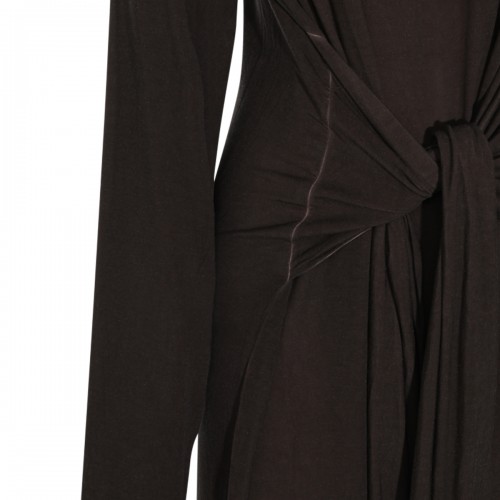 DARK BROWN DRESS