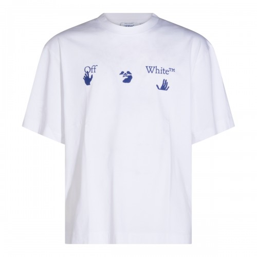WHITE COTTON CLOUDY ARROW T-SHIRT