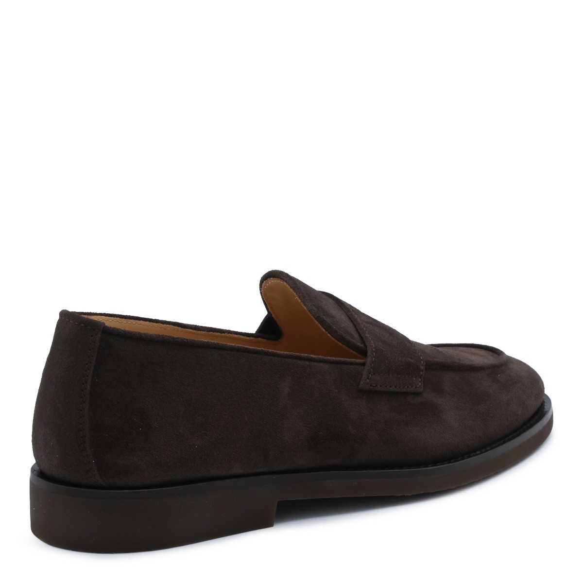 BROWN SUEDE LOAFERS