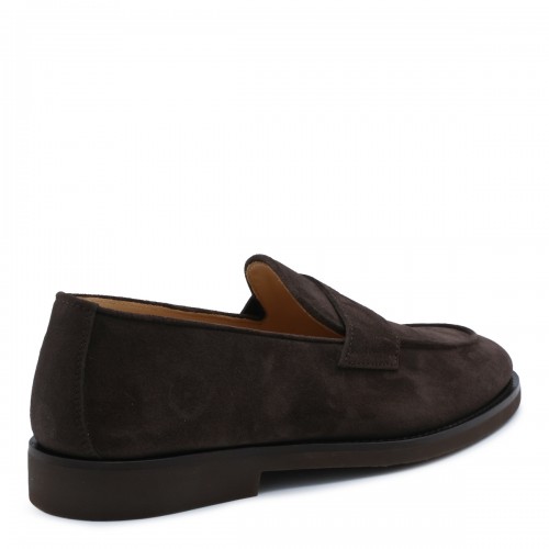 BROWN SUEDE LOAFERS