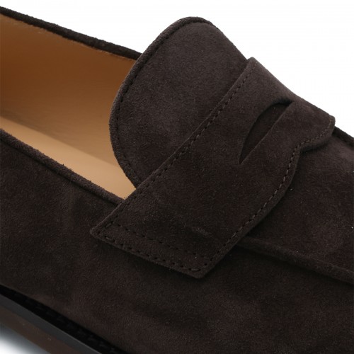 BROWN SUEDE LOAFERS