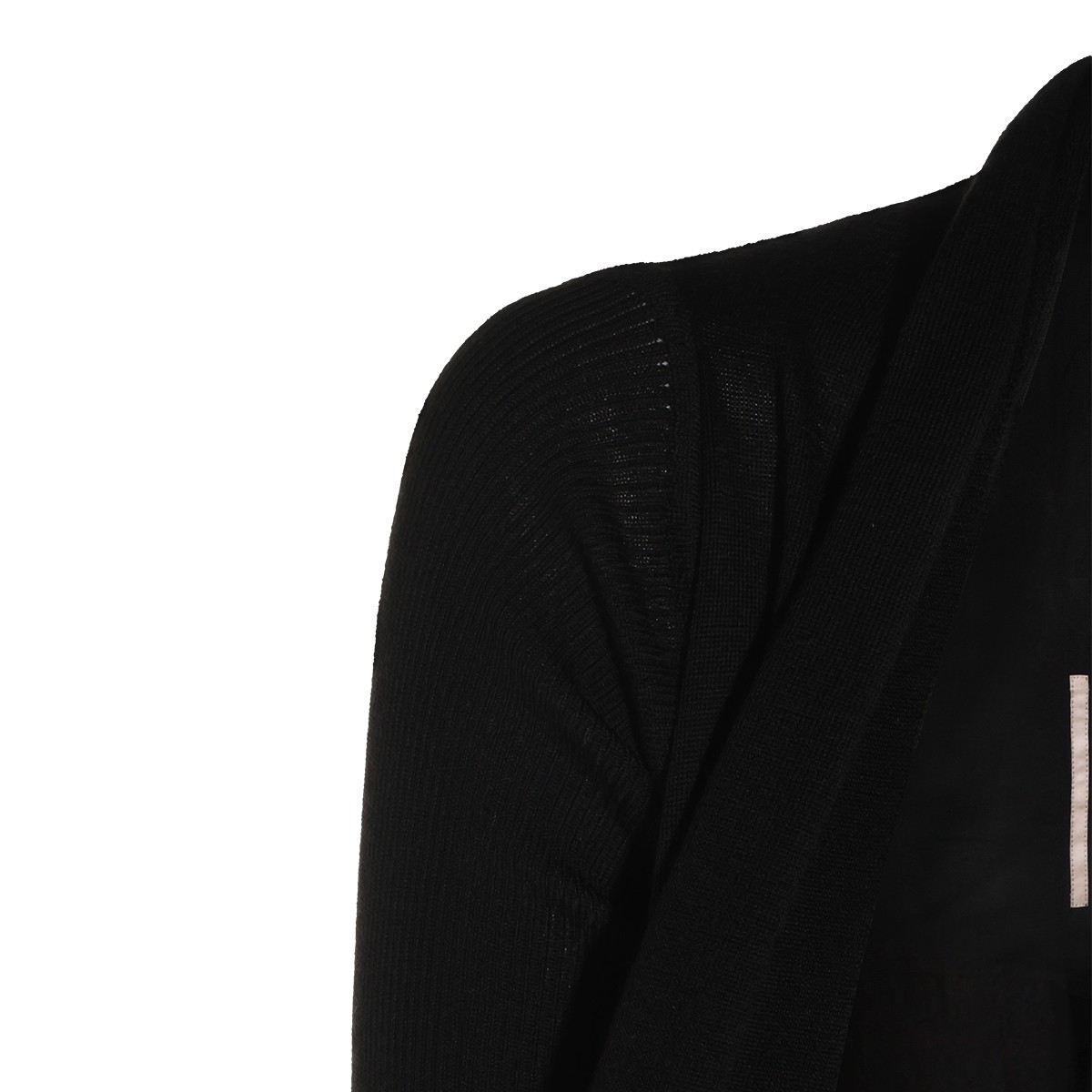BLACK WOOL KNITWEAR