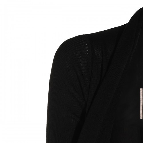 BLACK WOOL KNITWEAR