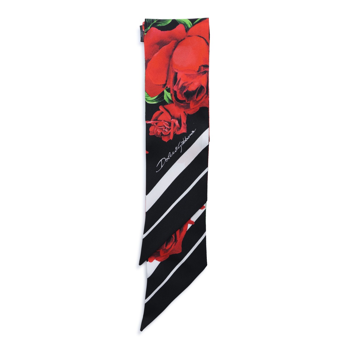 MULTICOLOR SILK ROSES SCARF