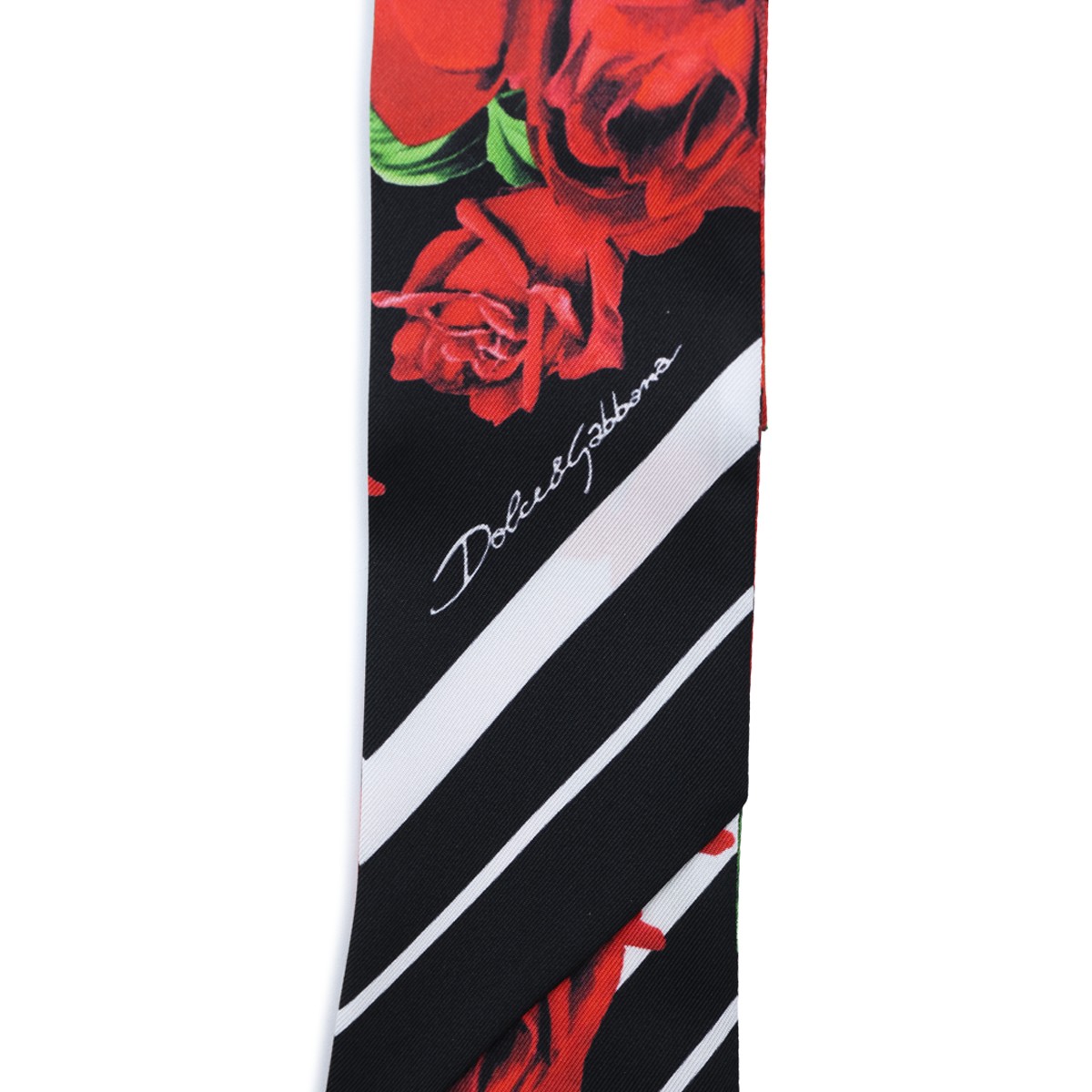 MULTICOLOR SILK ROSES SCARF