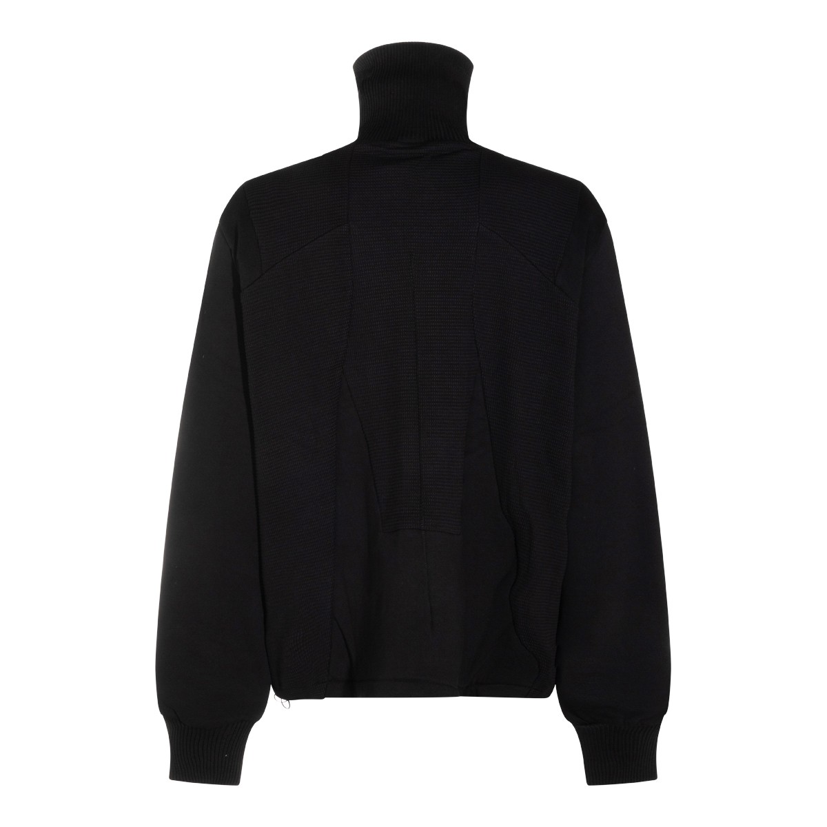 BLACK COTTON CASUAL JACKET