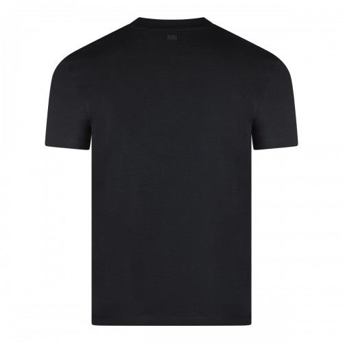 BLACK COTTON T-SHIRT