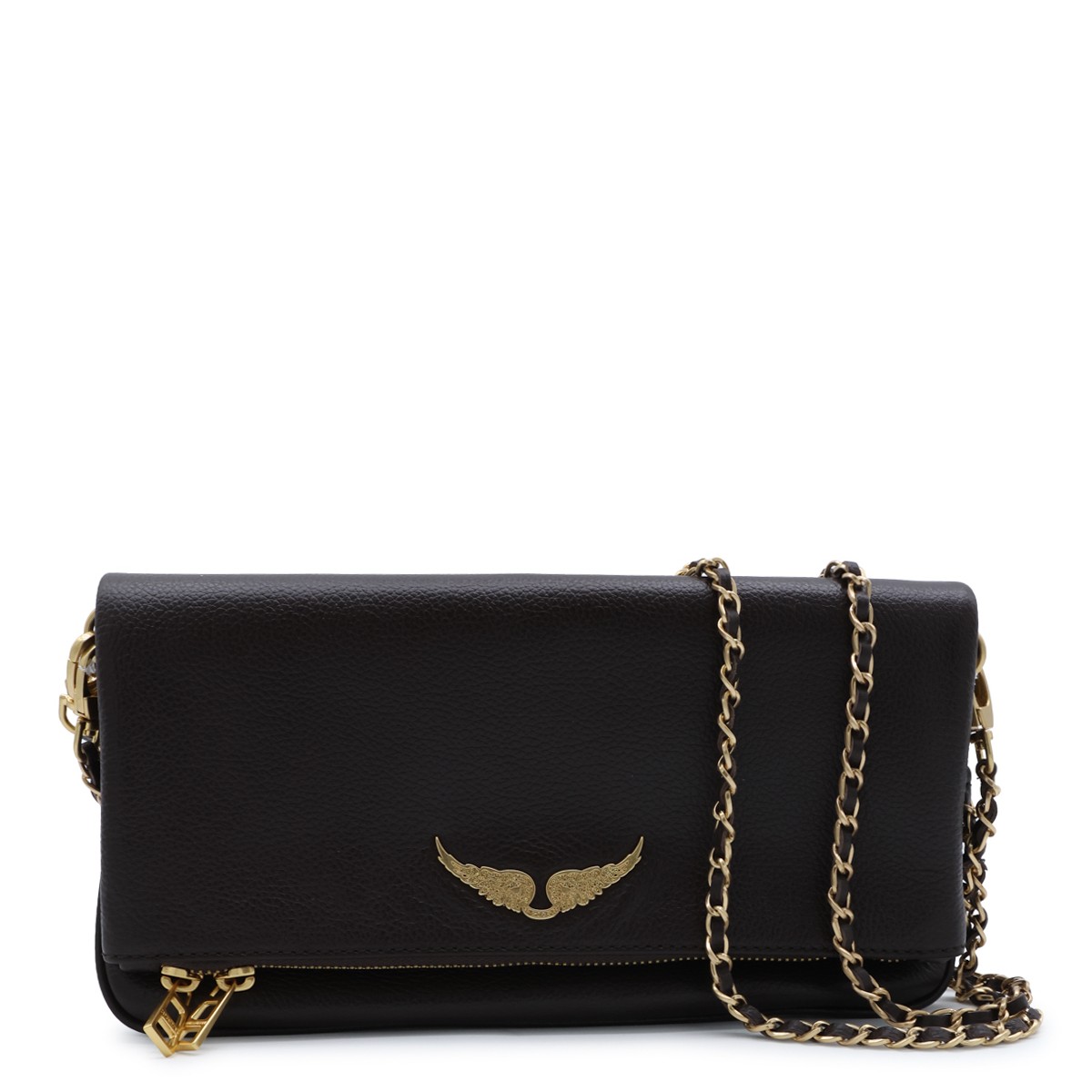 BROWNIE LEATHER SHOULDER BAG