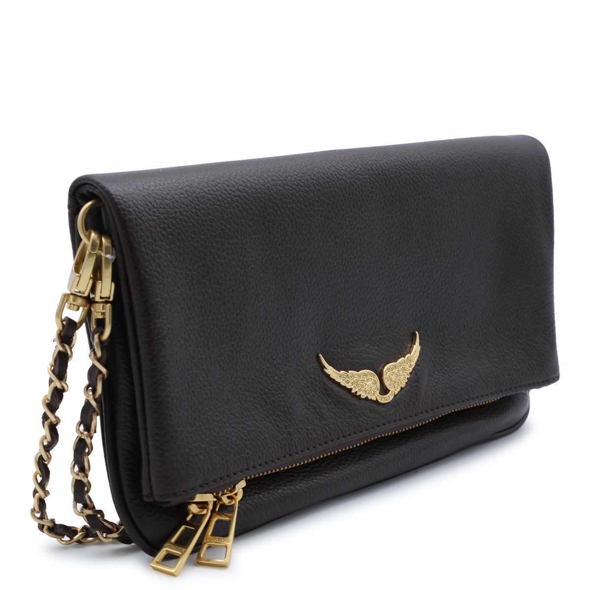 BROWNIE LEATHER SHOULDER BAG