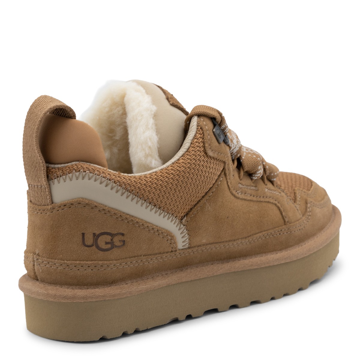 CHESTNUT LEATHER LOWMELL SNEAKERS