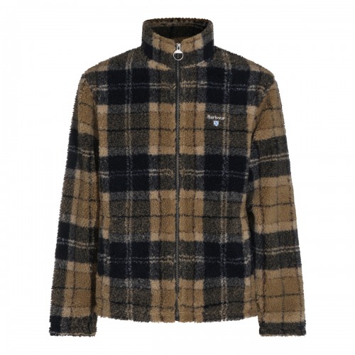 TARTAN FLEECE CASUAL JACKET