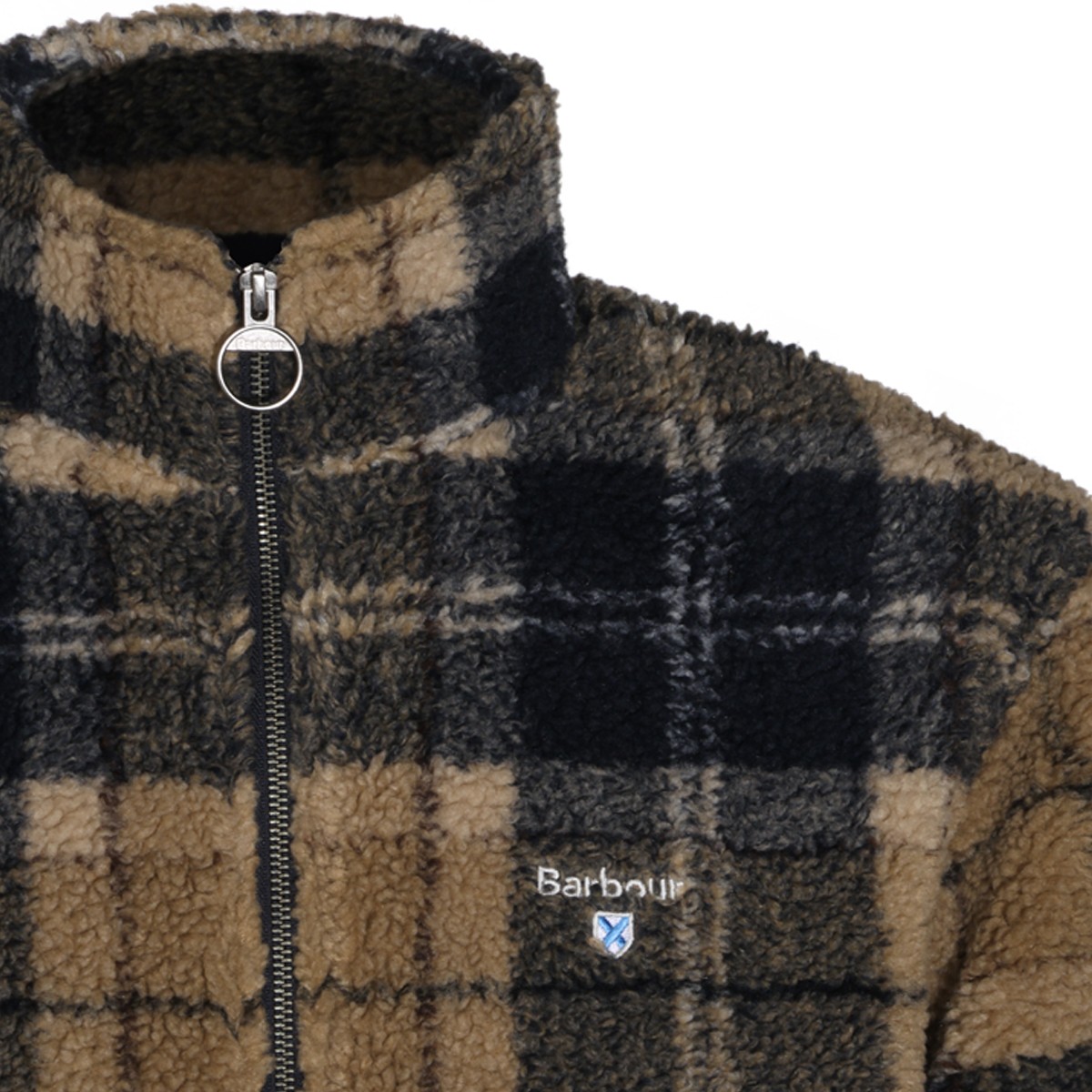 TARTAN FLEECE CASUAL JACKET
