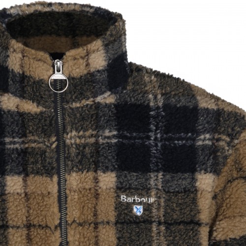 TARTAN FLEECE CASUAL JACKET