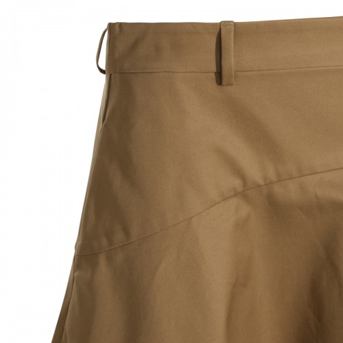 CAMEL COTTON LONG SKIRT