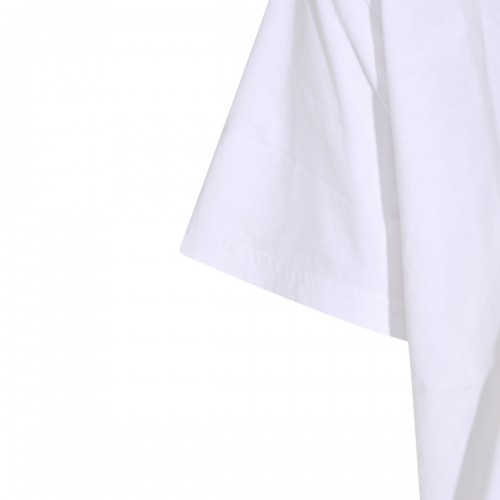 WHITE COTTON ORB GOLD T-SHIRT
