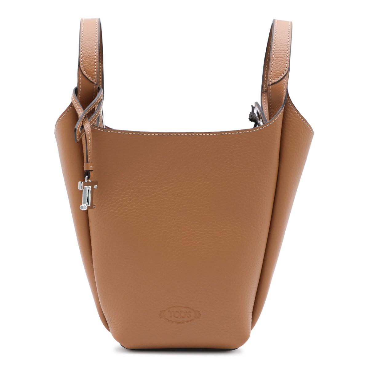 DARK BROWN LEATHER APA MINI SATCHEL
