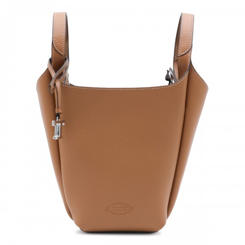 DARK BROWN LEATHER APA MINI SATCHEL