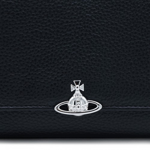 BLACK CHAIN ORB SHOULDER BAG