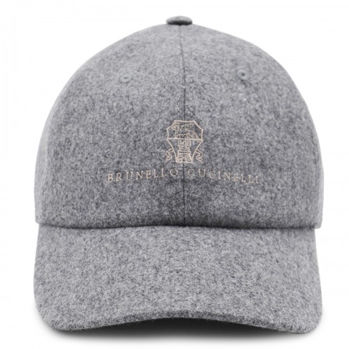 GREY WOOL HAT