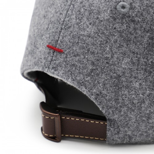 GREY WOOL HAT