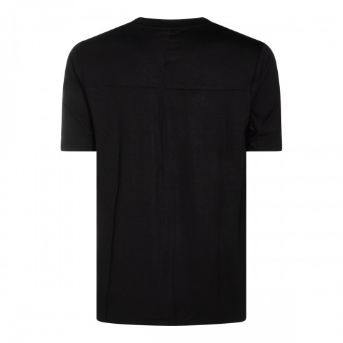 BLACK VISCOSE T-SHIRT 2