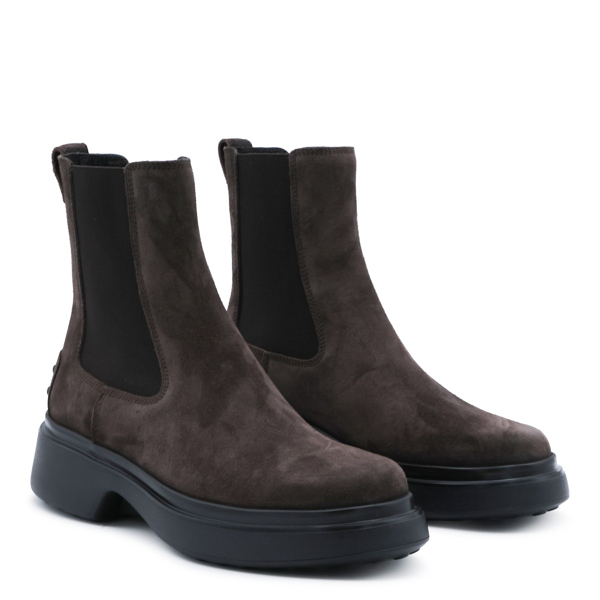 DARK BROWN SUEDE BOOTS