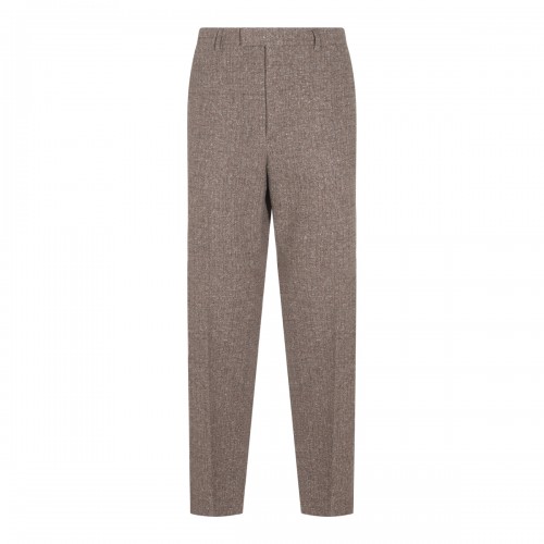 SAND WOOL TAILORED PANTS