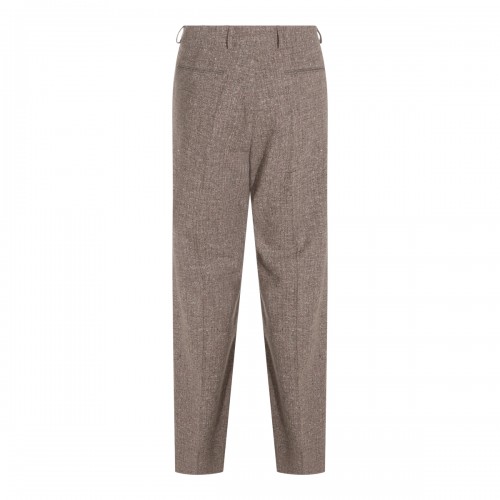 SAND WOOL TAILORED PANTS