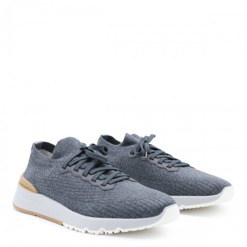 DARK GREY COTTON SNEAKERS 2
