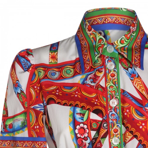 MULTICOLOR COTTON DRESS