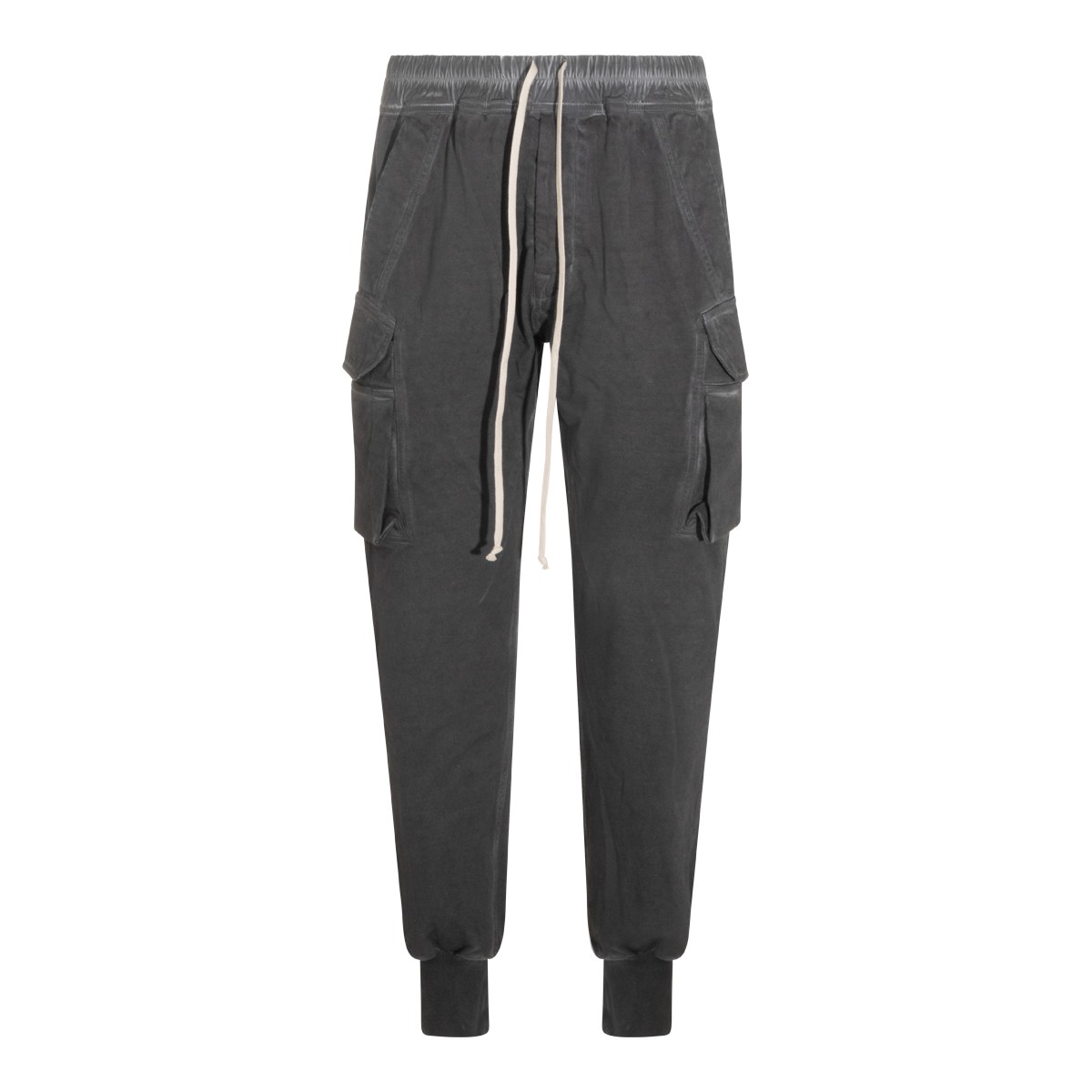 FADED BLACK COTTON MASTODON PANTS