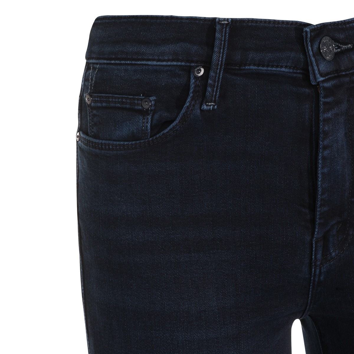 NAVY COTTON THE WEEKENDER FRAY JEANS