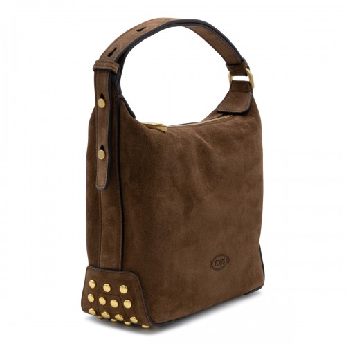 COCOA SUEDE GMT SHOULDER BAG